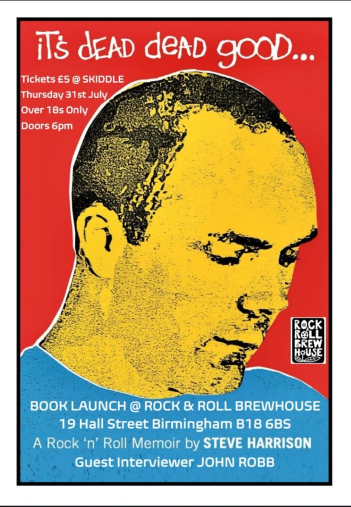 Today, folks,
Doors 6.00pm.
Tickets available on the door.
Over 18s only.
Cheers!