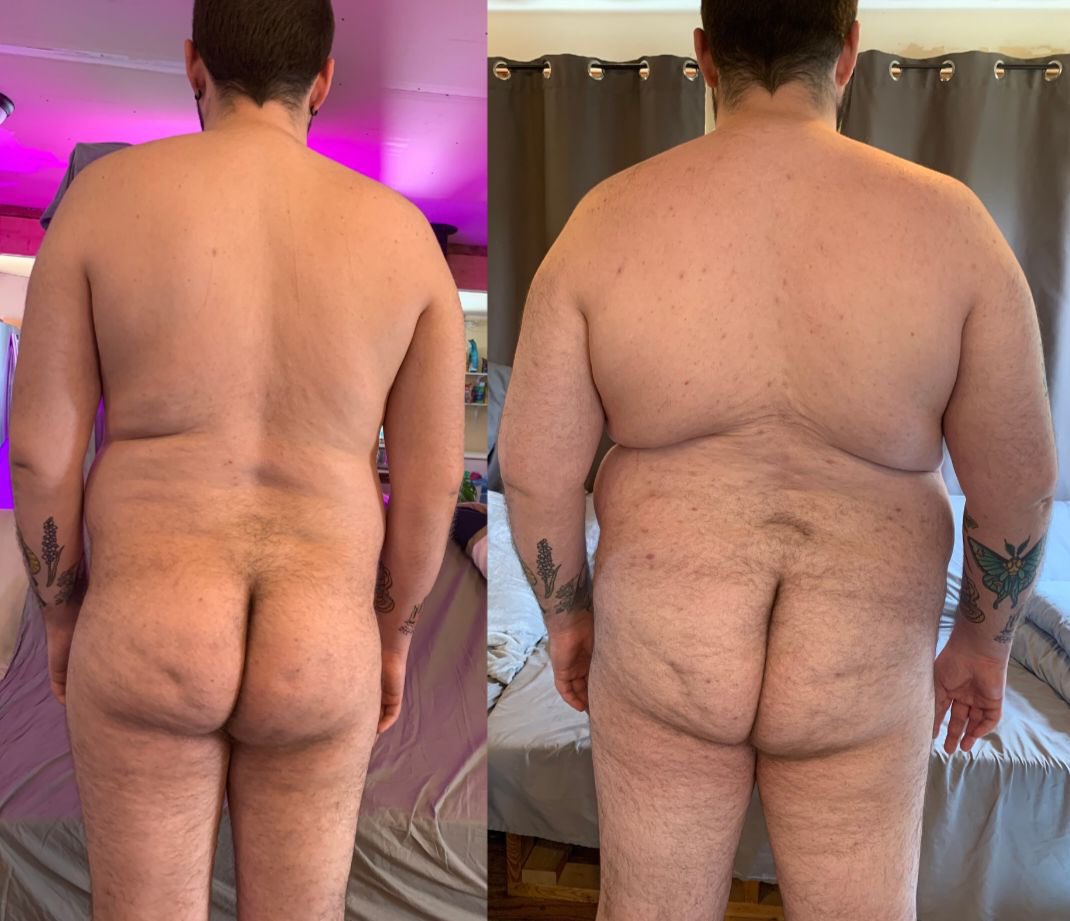 He’s big from behind too 🐷