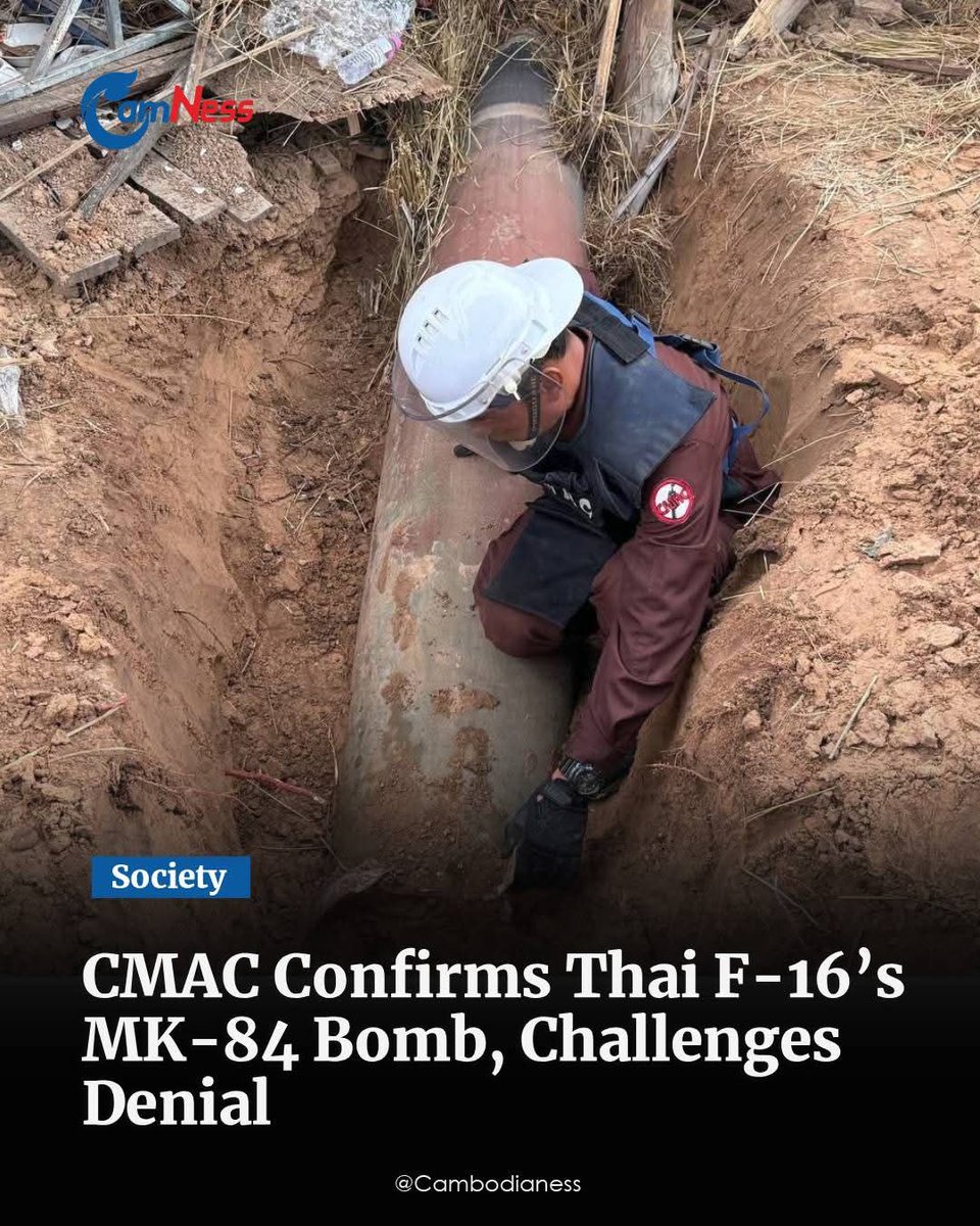 The Explosive Ordnance Disposal expert team has identified nine recent MK-84 bombing locations with four exploded bomb craters and five unexploded bomb holes dropped by the Thai Air Force, says the Cambodian Mines Action Center (CMAC). The center called on international bomb