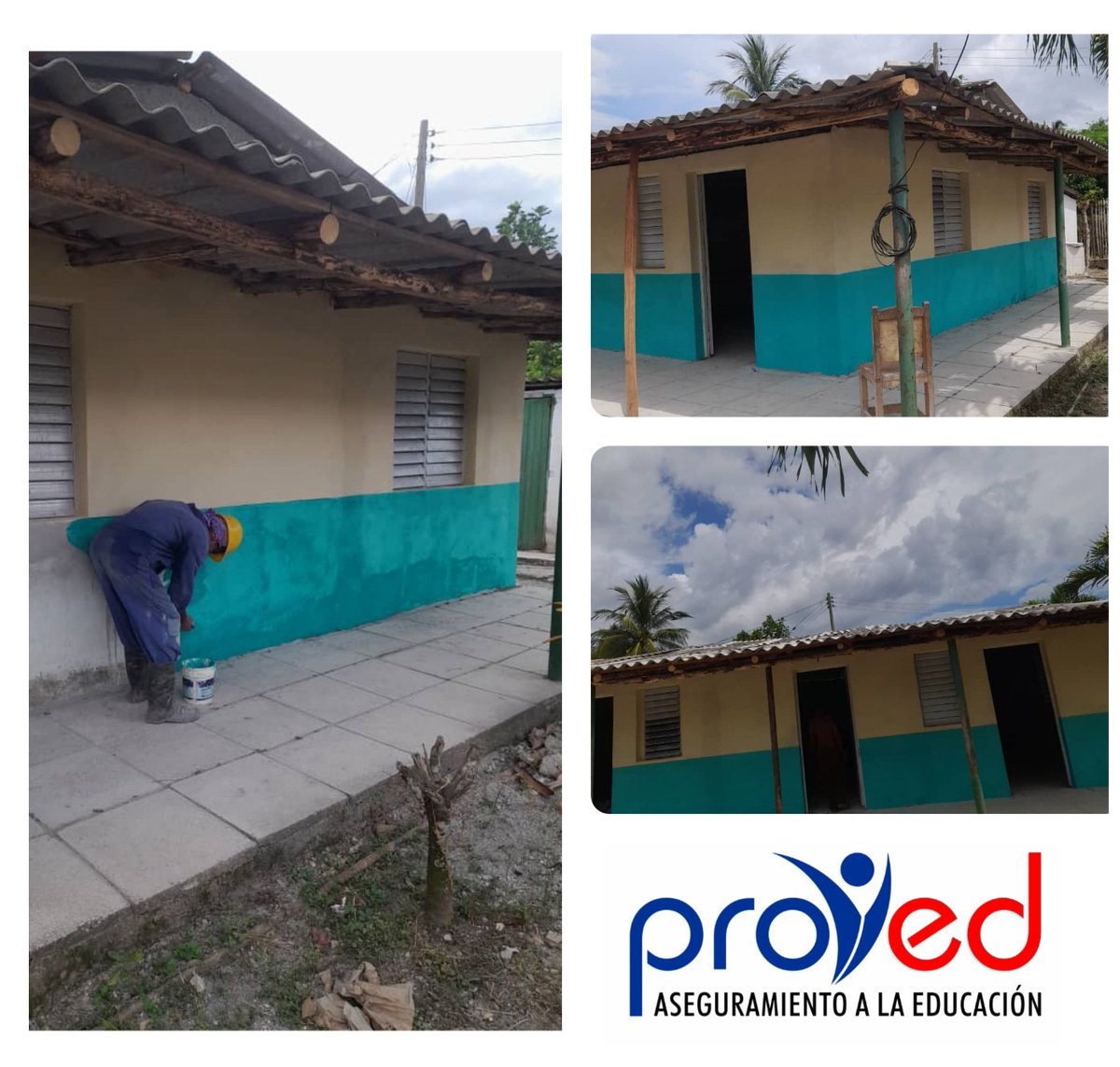 🔵🔴⚪️| La transformación de la Escuela Alfredo López sigue en marcha, y cada día estamos más cerca de entregar un espacio renovado para nuestros estudiantes. 💙📚 
Seguiremos compartiendo más actualizaciones. ¡Juntos por la educación en #Holguín!
#HonorHolguinero