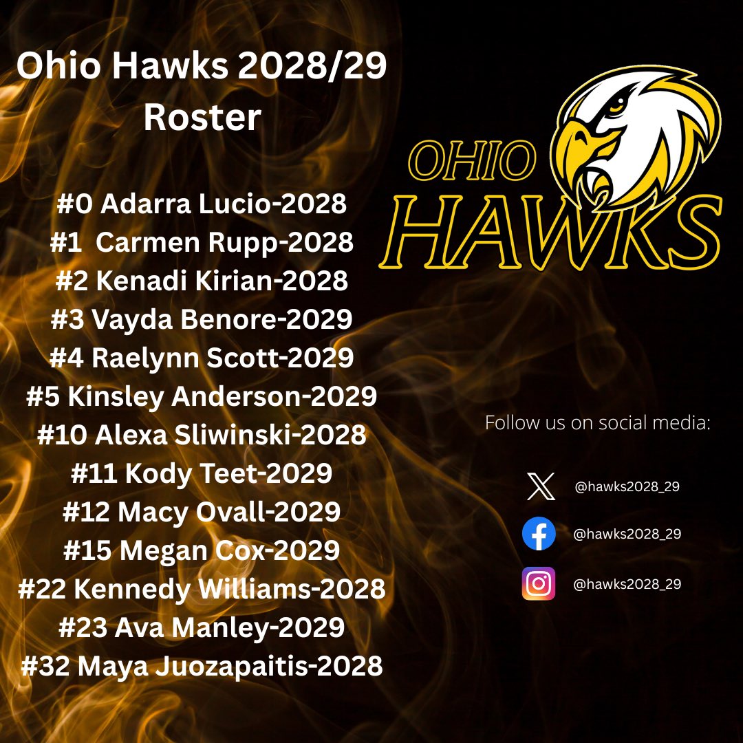 Ohio Hawks 2028/29-Shields (@hawks2028_29) on Twitter photo 