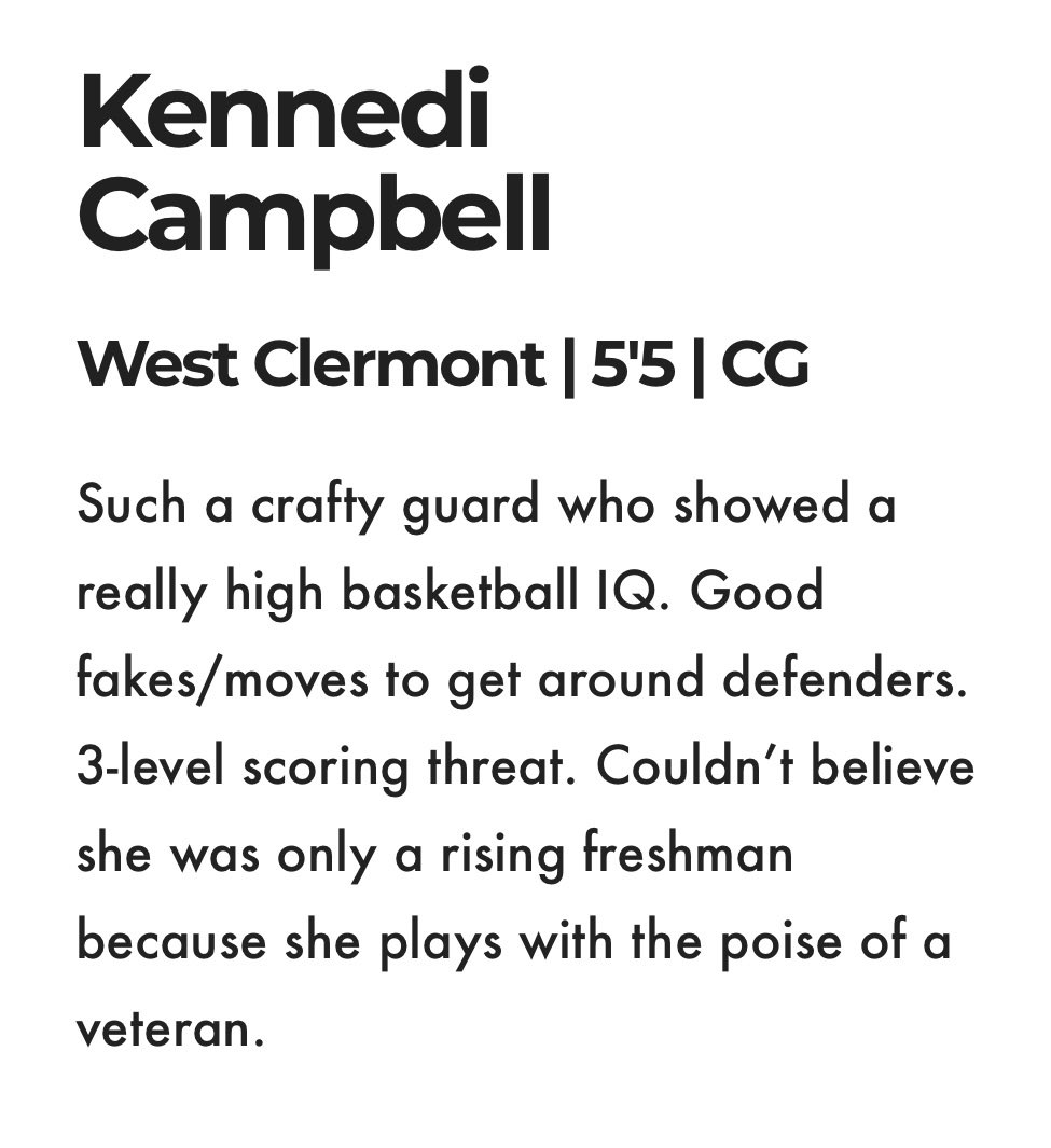 Kennedi Campbell (@campbell_2029) on Twitter photo Thank you <a href="/riseupsports1/">Rise Up Sports Media</a> for the write up! I appreciate the recognition! <a href="/WCgball/">WC Girls Basketball</a> Thank you <a href="/riseupsports1/">Rise Up Sports Media</a> for the write up! I appreciate the recognition! <a href="/WCgball/">WC Girls Basketball</a>