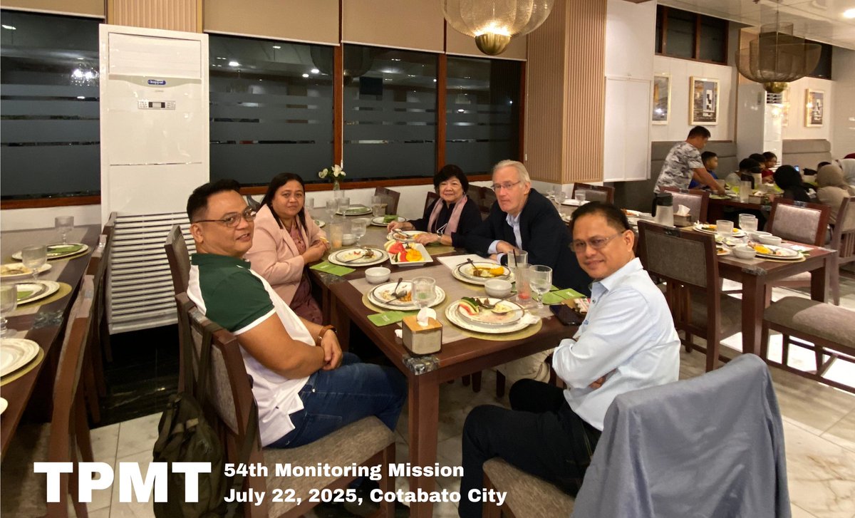 July 22, 2025| TPMT met with BYC Commissioner Nasserudin Dunding and later with MP Froilyn Mendoza of the IP sector as part of its 54th Monitoring Mission. 🤝
#TPMT #TPMTMission54 #BangsamoroPeaceProcess #YouthEngagement #IndigenousVoices