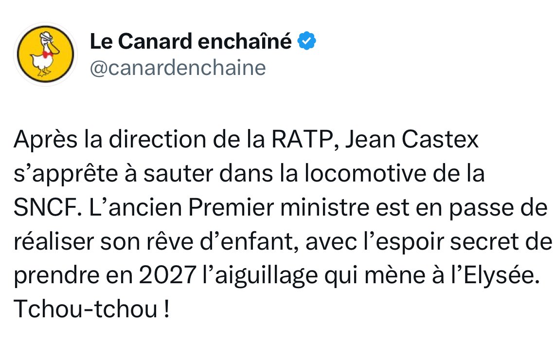 Encore un parasite qui passe son temps à traverser la rue