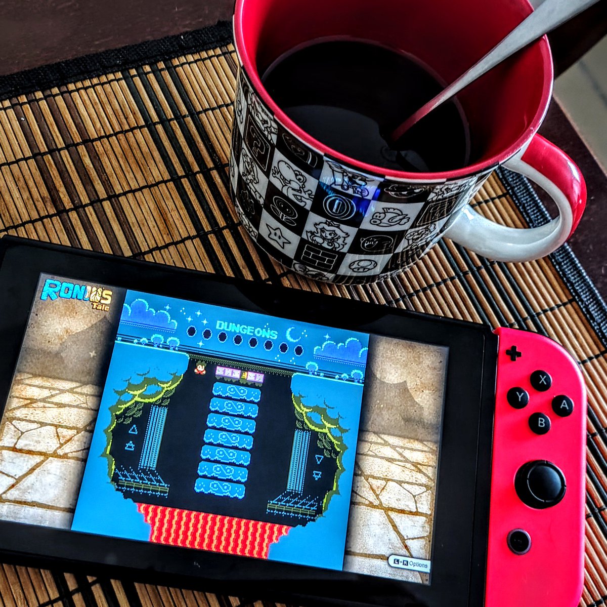Any time is a good time for puzzles!
Roniu's Tale, available for NES, Nintendo Switch, and Evercade.
For buy Roniu's Tale, link on Bio 🔗✔️
#retro #puzzle #newnes #nes #indiegame #8bits #NintendoSwitch #newgame <a href="/megacatstudios/">Mega Cat Studios</a> <a href="/evercaderetro/">Evercade</a> #breakfast #cofee