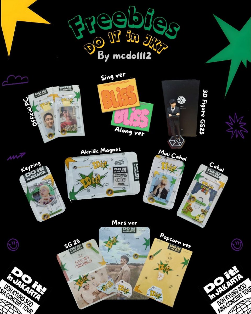 ⭐️DO IT! in Jakarta⭐️
Eksklusif Freebies By @mcdo1112

📅 9 Agst 2025
📍 Indonesia Arena
Limited! Not for trade 🙏

How to get: 
- Like &amp; RT are appreciated
- Show your DO IT tiket
- By taking 1 lucky draw

Kindly tag me if you get it