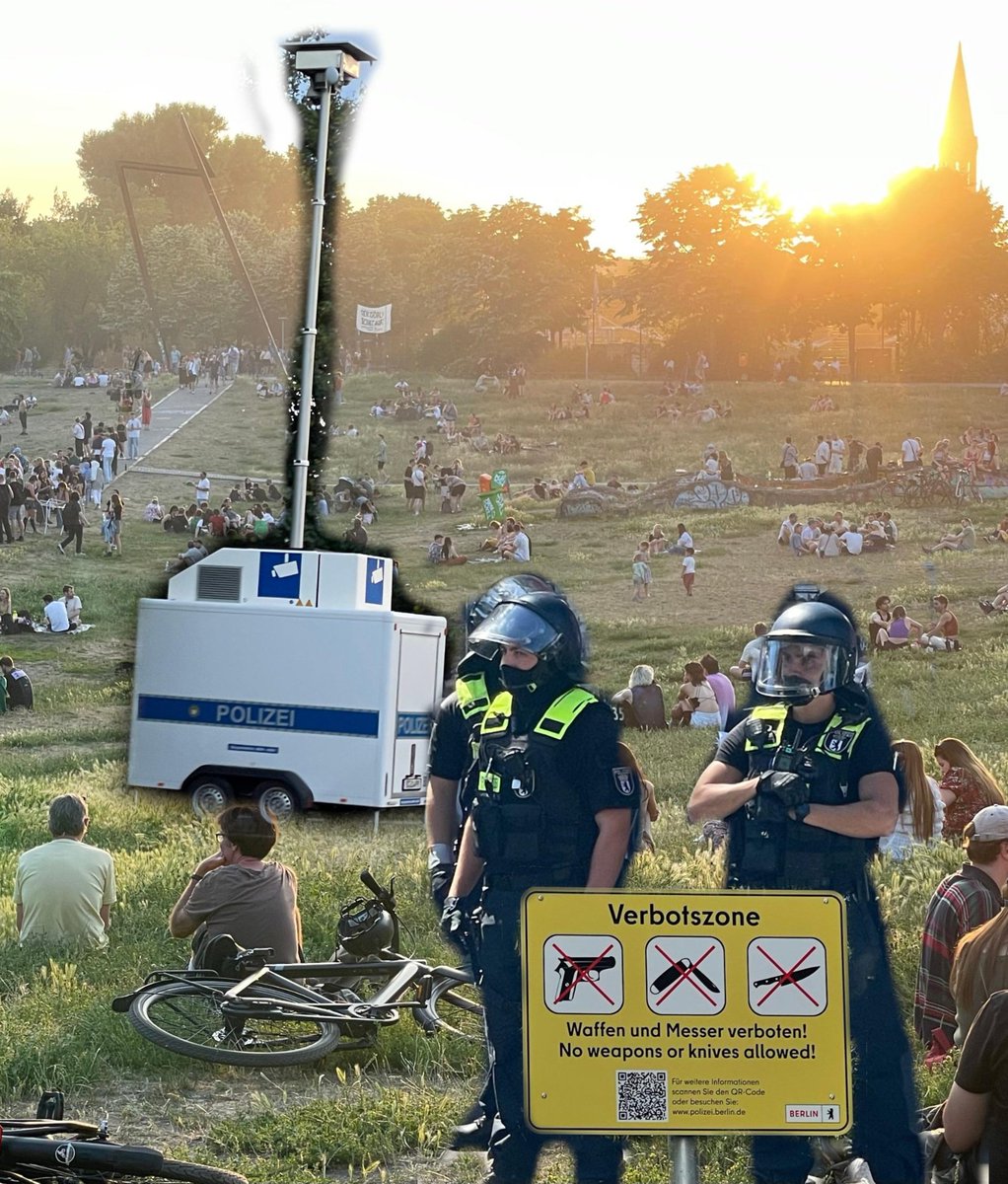 Eine beispiellose Welle an fragwürdigen Law&amp;Order-Maßnahmen wird am und um den Görlitzer Park umgesetzt. Der Görli wird so zum Versuchslabor repressiver Überwachungsfetischist*innen...
Unsere Einschätzung: wrangelkiezunited.noblogs.org/law-order-vers…