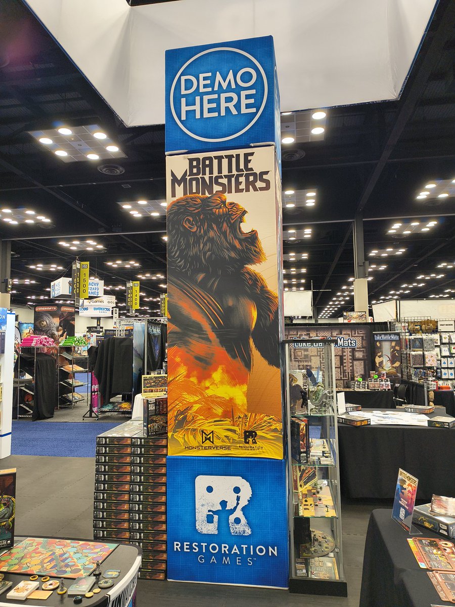 Asdruval Cifuentes (@retroboardgamer) on Twitter photo GenCon day 1
Stop by the <a href="/RestorationGame/">Restoration Games</a> booth 1731 and demo Battle Monsters....
#GenCon2025 GenCon day 1
Stop by the <a href="/RestorationGame/">Restoration Games</a> booth 1731 and demo Battle Monsters....
#GenCon2025
