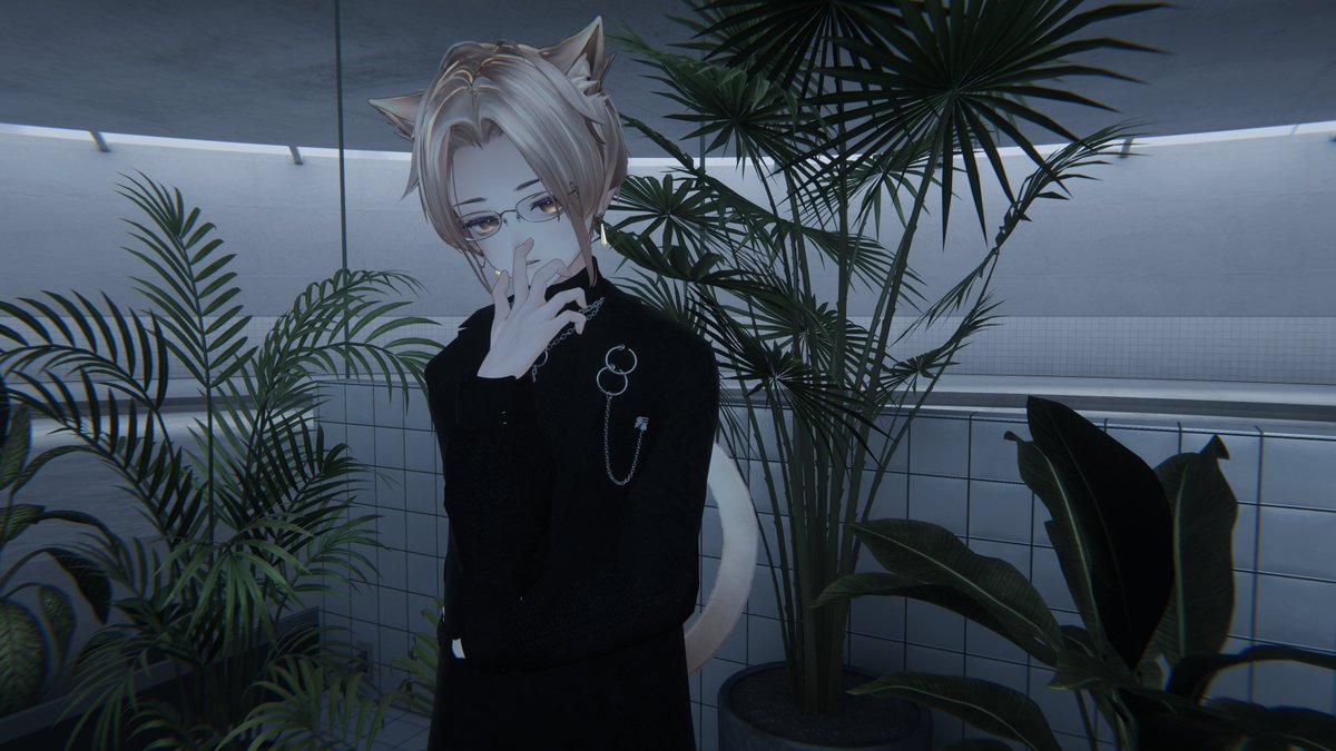 #Alué #GeraniqueVRC
アルエくんも少し改変🐈
お顔のシェイプキーが非常に細かくて良き！
勝気な、クールな、優しい色んなアルエくんが作れそう✨