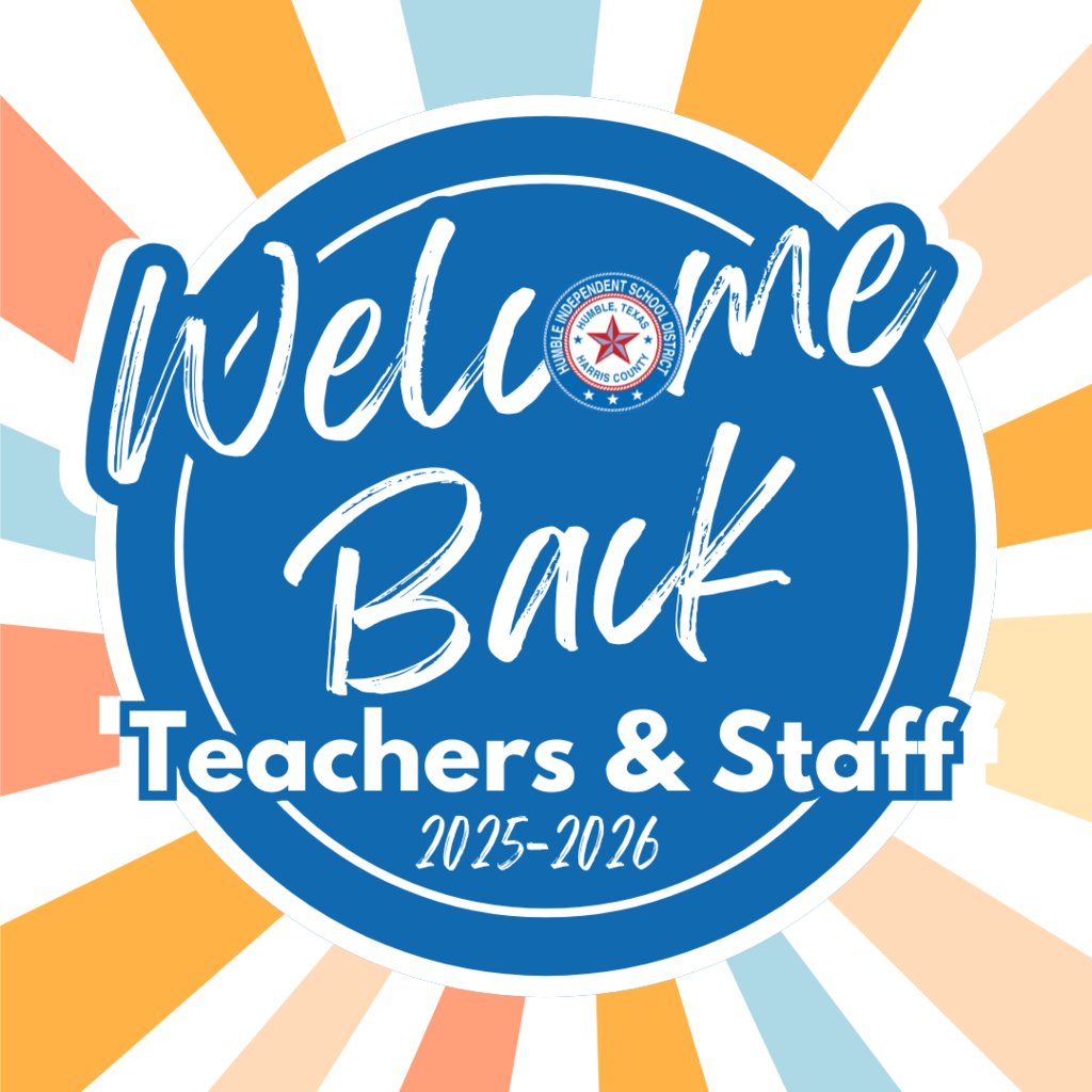 Welcome back #HumbleISDFamily! From our amazing teachers to all of our incredible staff members, we are excited to kick-off the 2025-2026 school year with all of you!