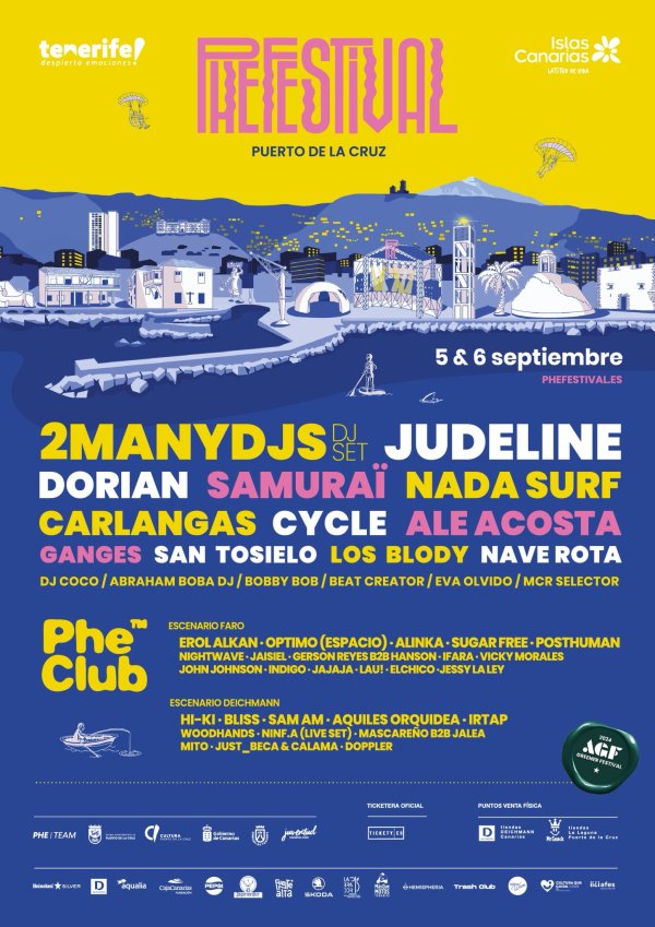 VisitTenerifeES (@visittenerifees) on Twitter photo ¡El <a href="/PheFestival/">PHE FESTIVAL</a> ya calienta motores! Disfruta de un día de música alternativa que te dejará un recuerdo inolvidable.
📅 5 y 6 de septiembre
📍 Puerto de la Cruz
🎟️ tickety.es/event/phe-fest…
¡No te quedes sin la tuya!
#TenerifeDespiertaEmociones ¡El <a href="/PheFestival/">PHE FESTIVAL</a> ya calienta motores! Disfruta de un día de música alternativa que te dejará un recuerdo inolvidable.
📅 5 y 6 de septiembre
📍 Puerto de la Cruz
🎟️ tickety.es/event/phe-fest…
¡No te quedes sin la tuya!
#TenerifeDespiertaEmociones