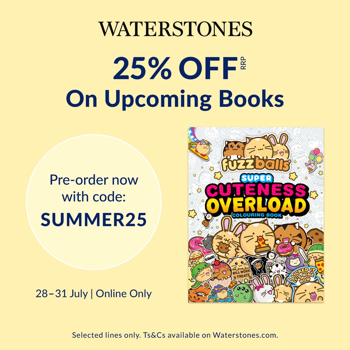 We're got a book launching shortly! Today is your last chance to get 25% off by pre ordering at Waterstones. Go, go now! waterstones.com/book/fuzzballs…