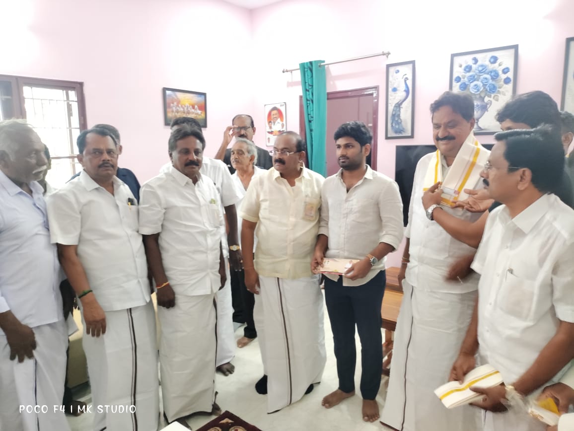 கிருஷ்ணகிரி கிழக்கு மாவட்டம், பர்கூர் வடக்கு ஒன்றியம், ஒப்பதவாடி  ஊராட்சி மன்ற தலைவர் திரு.K.ஜெயவேல்  அவர்கள், ஒப்பதவாடி  ஊராட்சி மன்ற துணைத்தலைவர் திரு.ஜெயவேல்  ஆகியோர்களின் இல்ல நிகழ்ச்சியில் தமிழ்நாடு உணவு மற்றும் உணவுப் பொருள் வழங்கல் துறை அமைச்சரும், கிருஷ்ணகிரி மாவட்ட