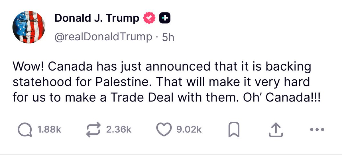 Sorry frens, gonna have to pay more for gas and groceries because Canada is doing something Israel doesn’t like and we all know who actually runs this country