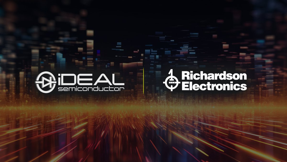 Bringing SuperQ Worldwide! iDEAL Semiconductor signs technology partnership agreement with Richardson Electronics!

Read today’s news here: ow.ly/A7UF50WxWuZ

#SuperQ #iDEALSemiconductor #SiliconPower #MOSFET #Semiconductor #Technology