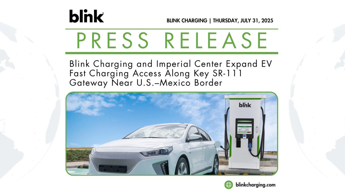 Blink Charging tweet media