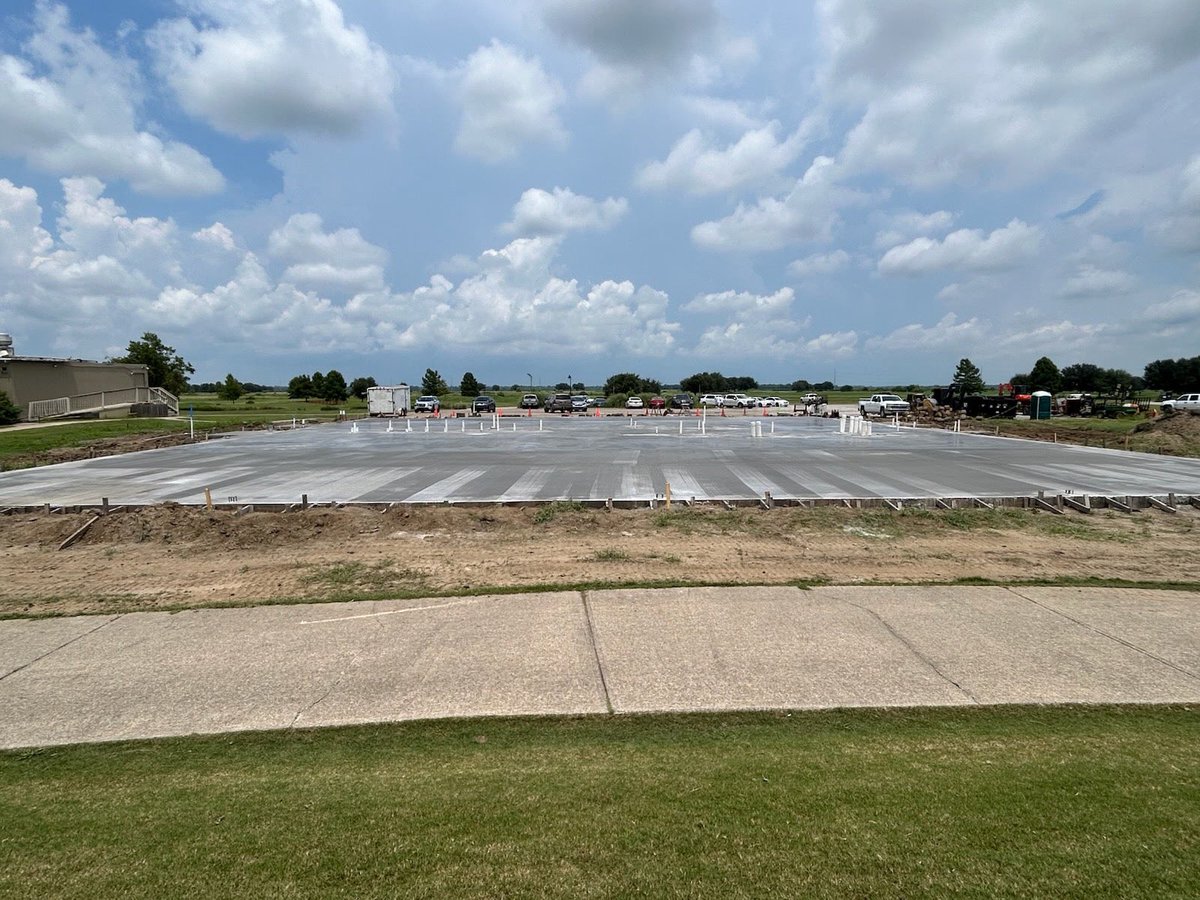 Good morning golfers, another beautiful day has begun.

Here’s an update on the new clubhouse construction, cement has been poured.  Another step in the process of progress! 

Tee times are available online at latourgolfclub.com or call the pro-shop at 985-532-0494