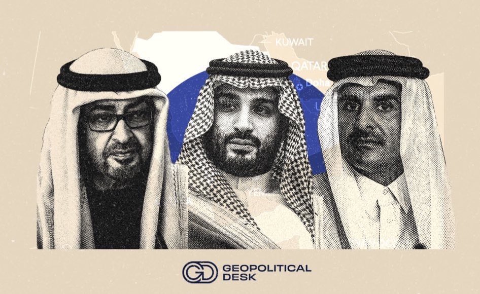Since the June 24 ceasefire, the Gulf is moving swiftly to recalibrate.
🇸🇦 Saudi Arabia, 🇦🇪 UAE, and 🇶🇦 Qatar are reinforcing economic resilience, recalibrating diplomacy, and walking a fine line between Iran, the U.S., and Israel.

What’s emerging is a new Gulf playbook:
⚖️