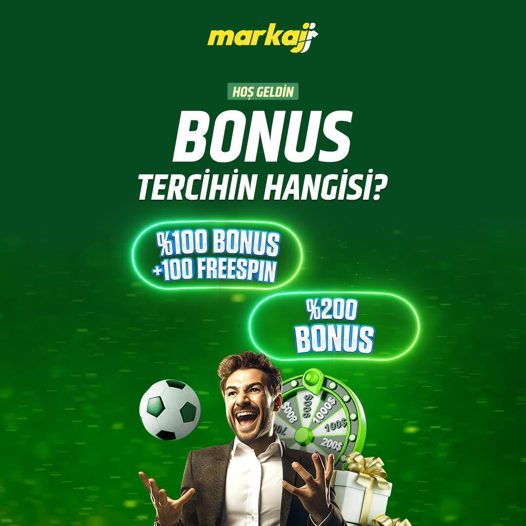 markajcom's tweet photo. ⭐️ Nasıl istersen, öyle karşılıyoruz! Markaj'da dilediğin gibi oynamaya başlayabilirsin!

1️⃣ %100 Bonus + %100 Freespin

2️⃣ %200 Bonus

Hediyeni seç ve başla! 🤑

🟢 Markaj - https://t.co/uqBCISlNJN

#Markaj #Markajbet https://t.co/5WdWiA6ACX
