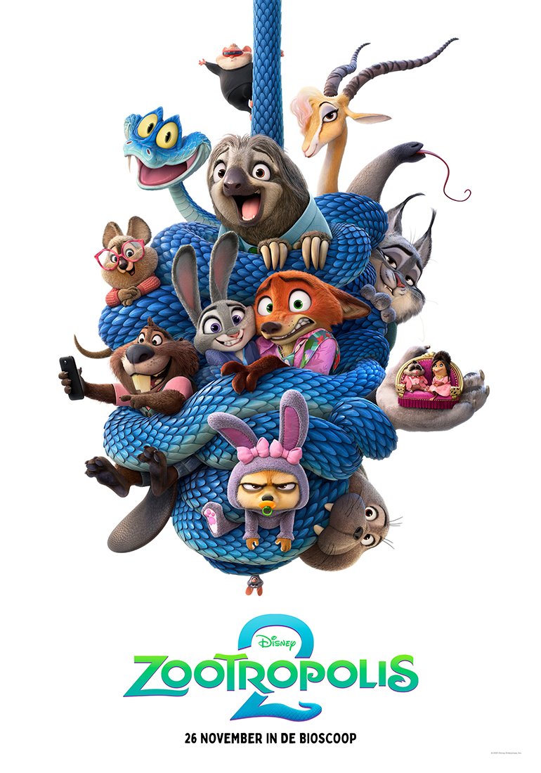 Nieuwe Zootropolis 2 poster 