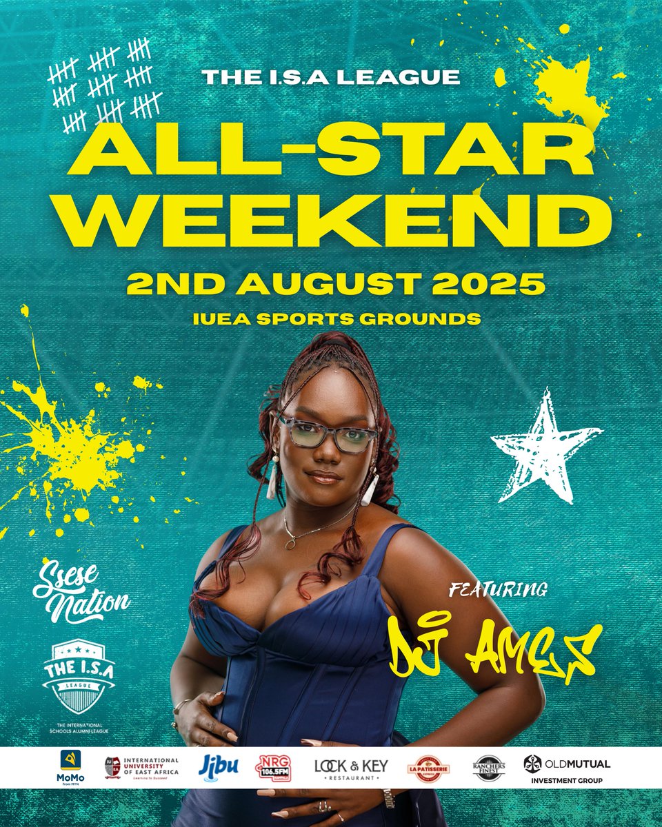 The I.S.A League (@isa_league) on Twitter photo 🎧 DJ AMES ON DECK! 🎧
When she spins, the vibe gets real spiritual. The bass hits deeper, the crowd gets louder, and suddenly… everything just makes sense. 🔥
This Saturday, <a href="/dj_ames_/">Amanda Othembi Sasha🇺🇬</a> brings the island soul to the ISAL All-Star Weekend!
#ISALAllStarWeekend | #SseseNation 🎧 DJ AMES ON DECK! 🎧
When she spins, the vibe gets real spiritual. The bass hits deeper, the crowd gets louder, and suddenly… everything just makes sense. 🔥
This Saturday, <a href="/dj_ames_/">Amanda Othembi Sasha🇺🇬</a> brings the island soul to the ISAL All-Star Weekend!
#ISALAllStarWeekend | #SseseNation
