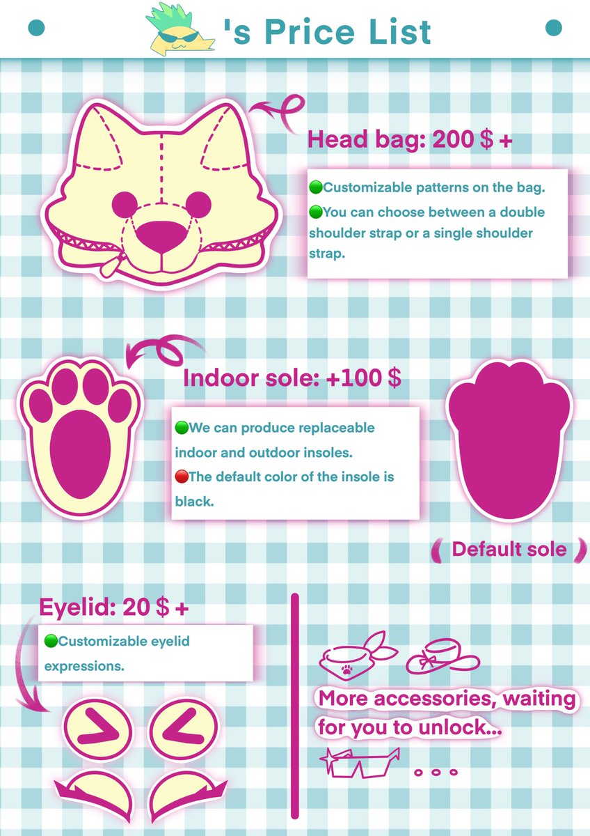 🍍🟢Commissioned Open🟢
Opening time: 0:00 a.m. on August 1st
Number : 6️⃣
Selection method: For the sake of fairness, please send me a private message at 0:00 a.m. on August 1st. I will select the senders of the first six messages.
🍍💐thx！
#furry #fursuit  #fursuitcommission