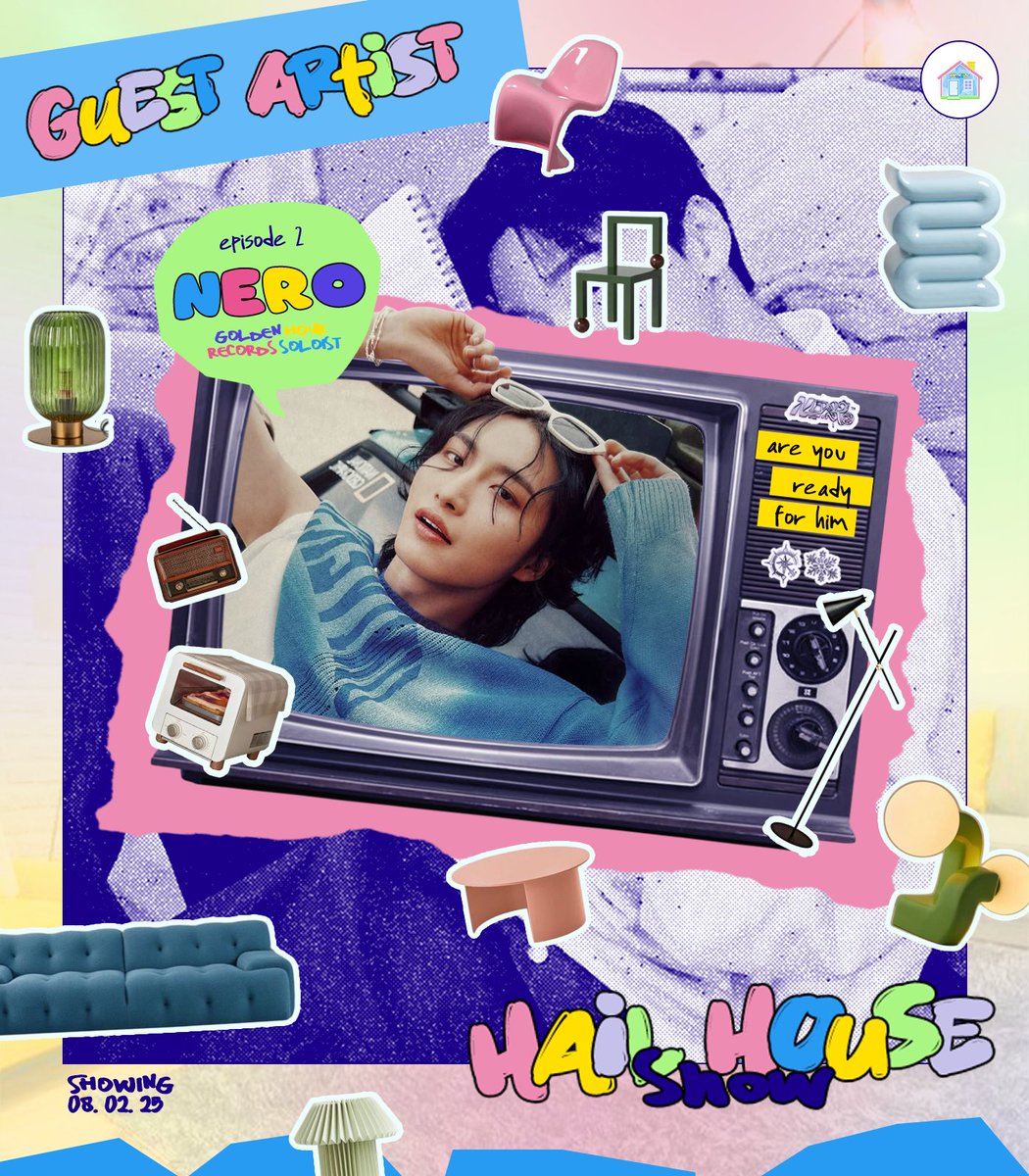 ‌‌
‌‌
The TV’s on, the couch is warm, and the guest? Rumors are true, he is crashing the couch. 🛋️

Episode 2 of HAIL HOUSE is bringing in NERO! Golden voice, killer looks, he's ready to light up the living room. Expect chaos. 😏💥

Tune in 08.02.25. 📢 Are you ready for him?

‌‌