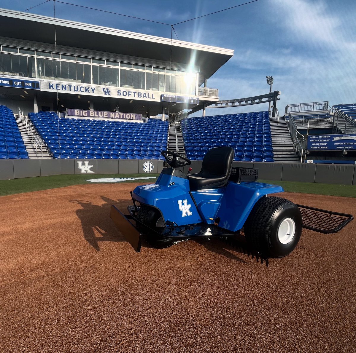 Feeling blue 🔵🔵🔵

Thanks to Rick &amp; <a href="/BeardEquip/">Beard Equipment Company</a> for doing this for us! Go Cats!