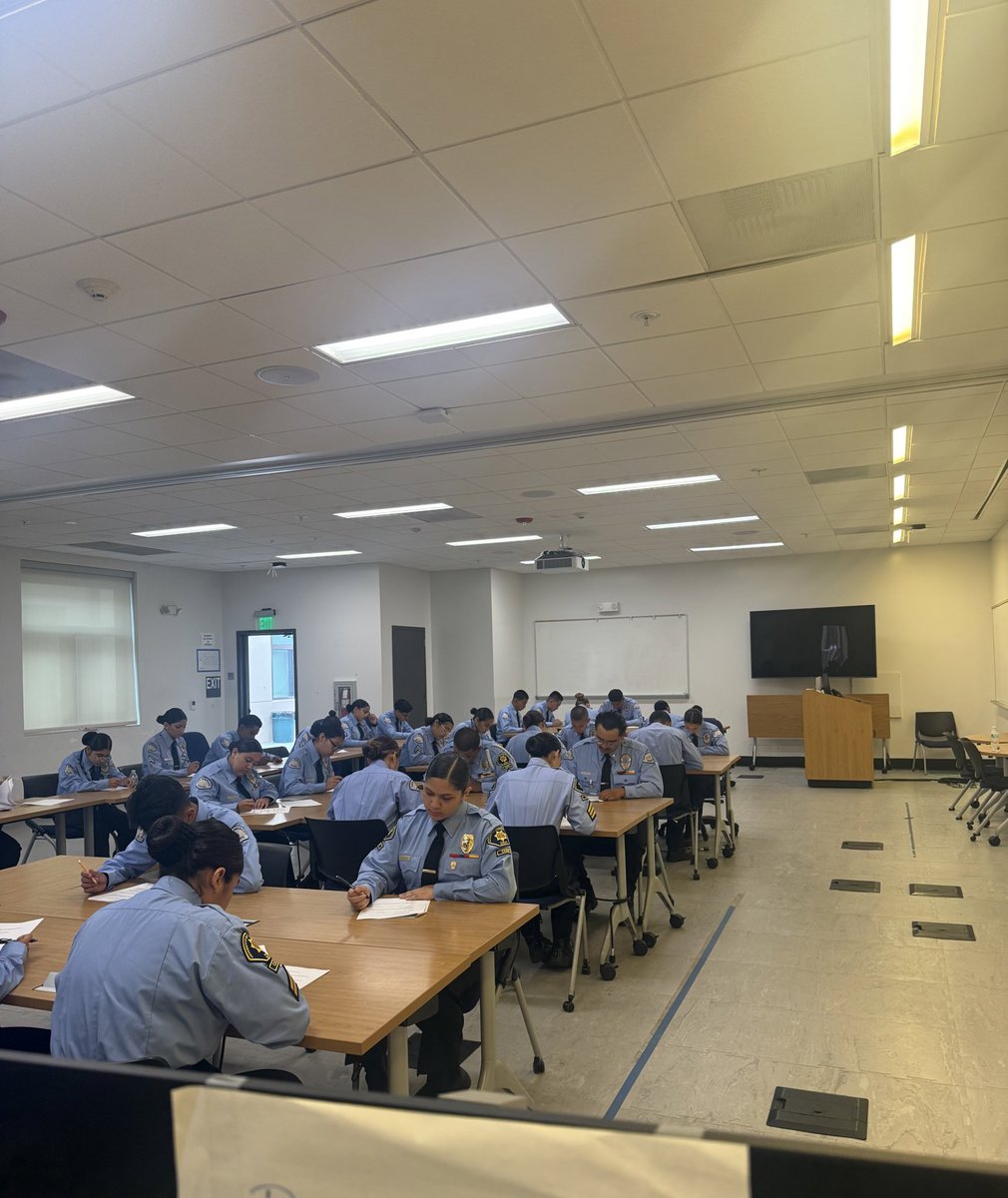 On July 27th, many of our cadets took the promotional test. They are testing for the ranks of corporal, sergeant, lieutenant, and captain. If they pass, the next step for them will be the oral interview with their YSO’s. #LAPD #LAPDCadets