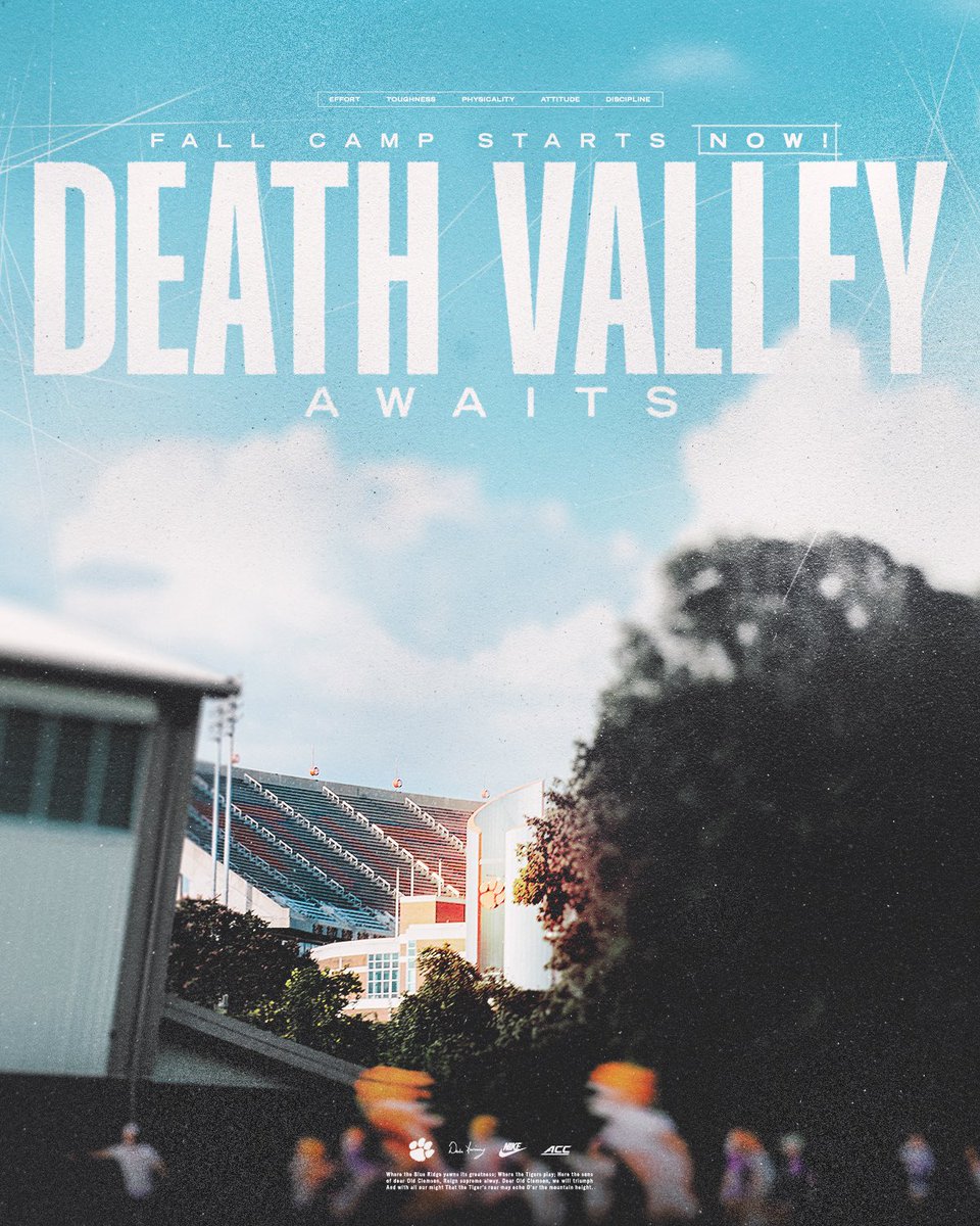 The wait is over! Fall Camp starts now 🐅