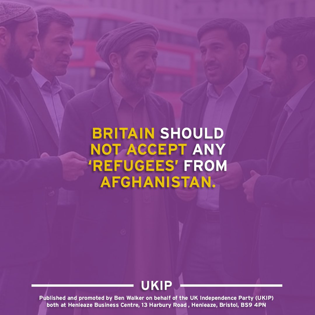 Britain is full, no more 'refugees'.