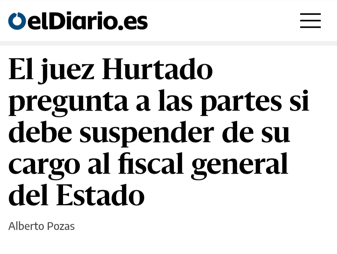 LA GRAVE IGNORANCIA JURIDICA DE HURTADO PUEDE LLEVAR A LA ANULACION DE TODO EL PROCEDIMIENTO CONTRA EL FISCAL GENERAL DEL ESTADO.