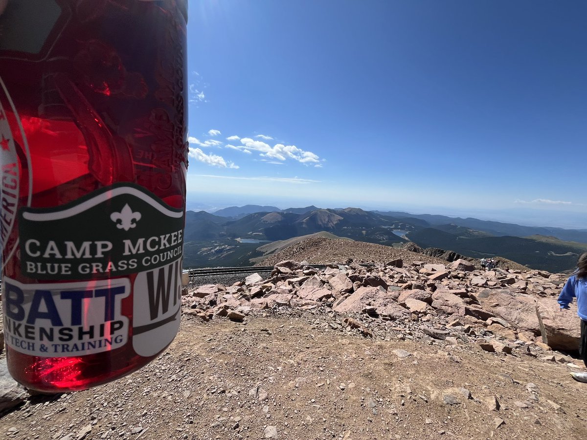 A scouting friend shared this with me. A <a href="/BATT_Lab/">Blankenship Asphalt Tech</a> decal made it to the top of Pike’s Peak!!!