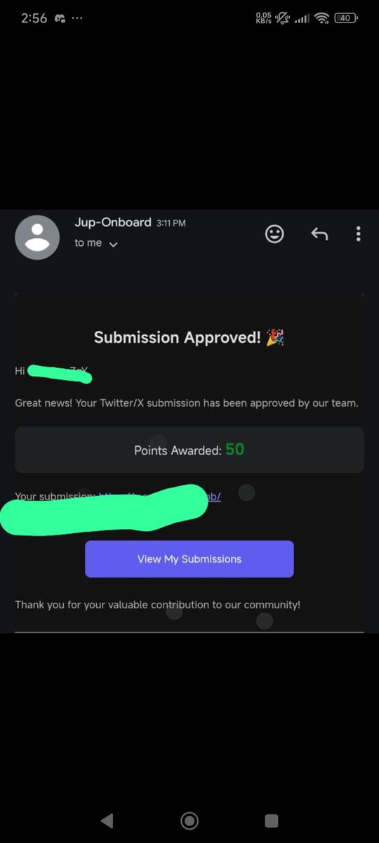 📬 BREAKING: JUPfluencer now sends emails faster than your ex left you.

Submitted a meme?
Boom —&gt; email.
Wrote a thread?
Zap —&gt; email.
Posted absolute shitpost?
Bam  50 points straight to your inbox.

Real influence is measured by how fast you get that “Submission Approved” 🎉