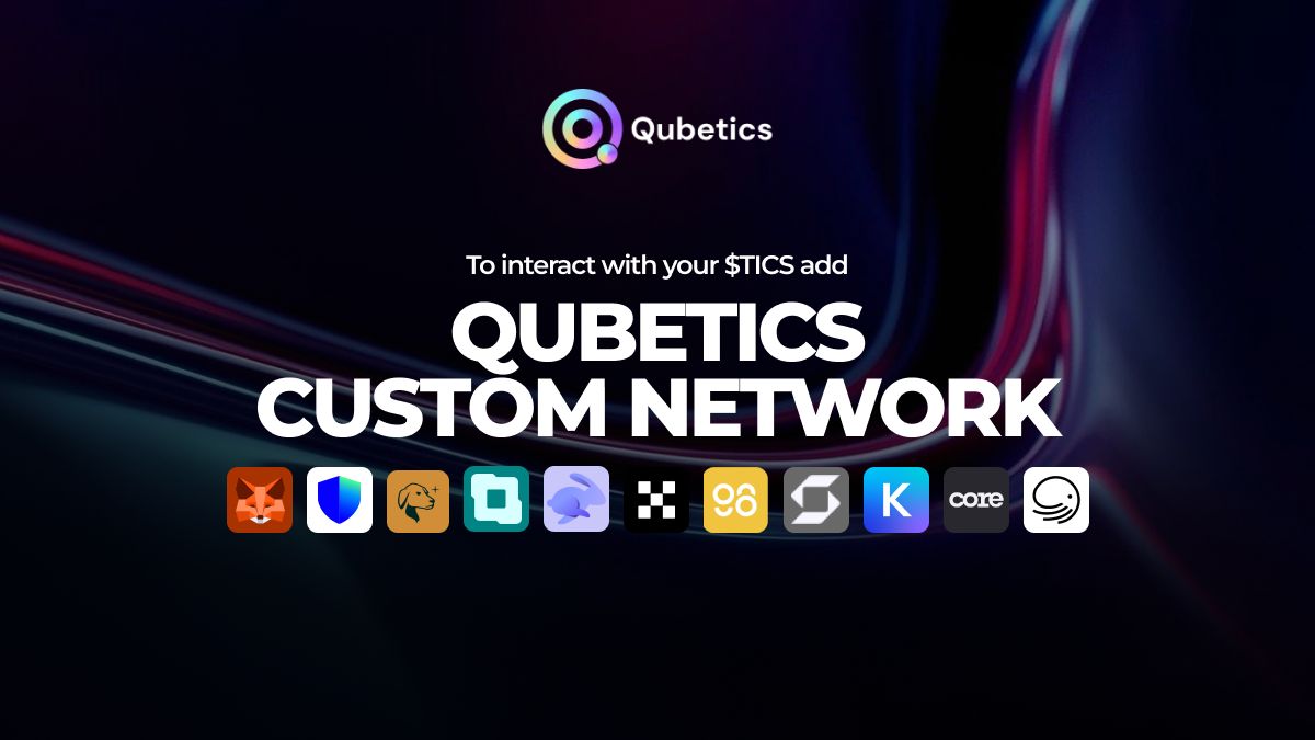 qubetics's tweet image. The initial 10% of your $TICS tokens has been successfully distributed. The remaining 90% will be released gradually, with 1% delivered daily over the next 90 days.

To successfully interact with your TICS tokens, it is essential to add the Qubetics custom network to your wallet.…