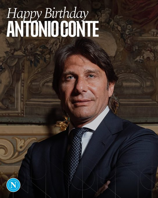 The boss celebrating his 56th birthday today! ✨

Read more 👉 sscnapoli.it/en/auguri-a-co…

💙 #ProudToBeNapoli