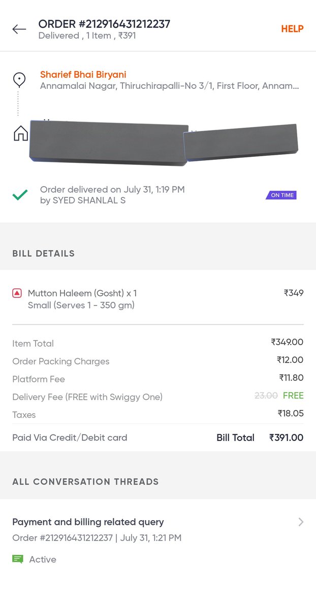 Techie_HD's tweet image. #Swiggy #PaymentSecurity #RBIGuidelinesI @Swiggy @SwiggyCares @SwiggyInstamart@RBII had a bizarre experience with Swiggy that’s left me questioning their payment security. My phone was in my pocket, unlocked, and somehow a Swiggy notification got triggered, leading to  (1/5)