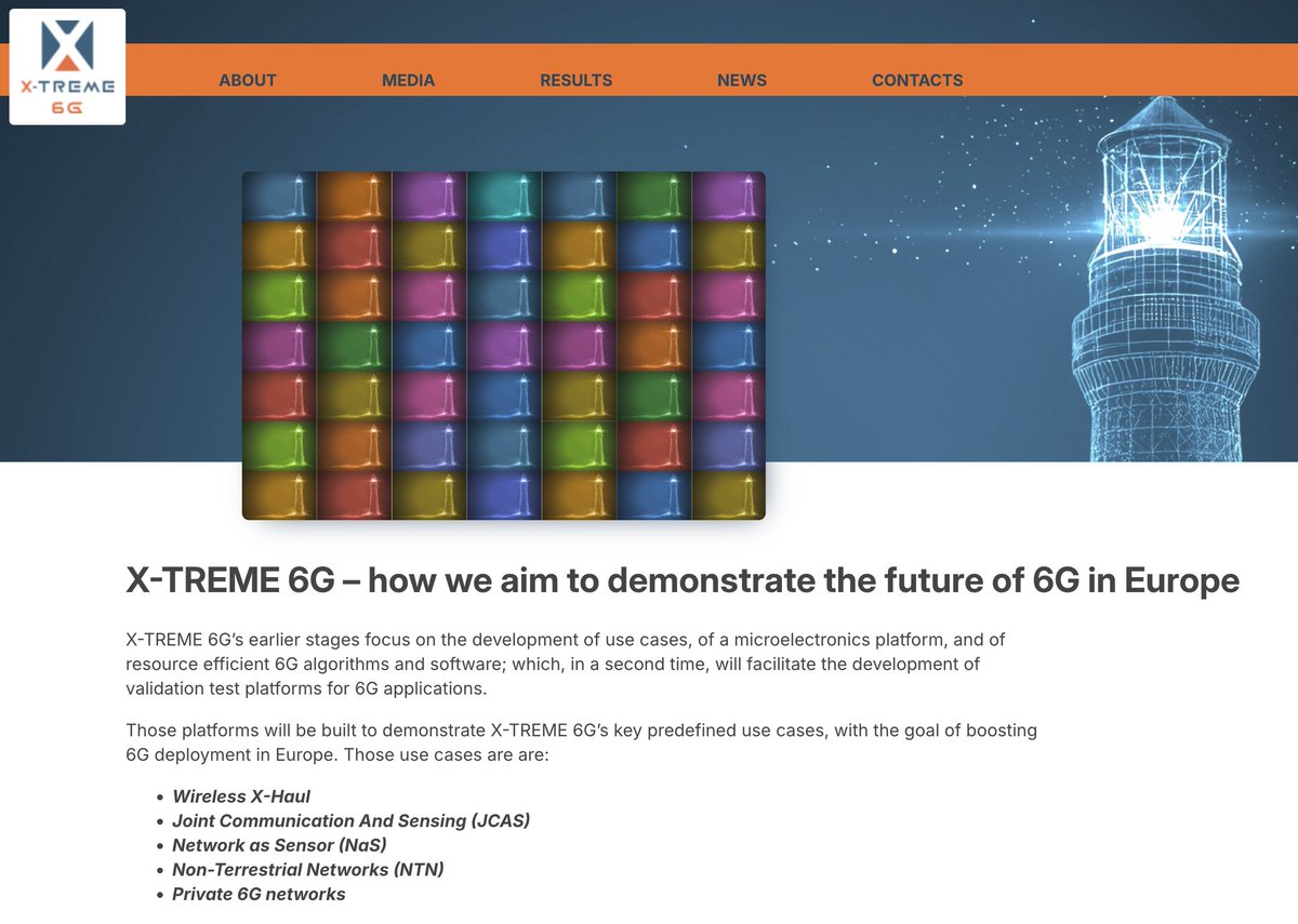 🚀 Europe is shaping the future of #6G with the #XTREME6G project!
📡 From #JCAS to #NTN and #PrivateNetworks, it's driving innovation in wireless, sensing, and sustainable connectivity.

🔗 Read the article: tinyurl.com/5t3xd4yz

#SNS #FutureConnectivity #DigitalEurope