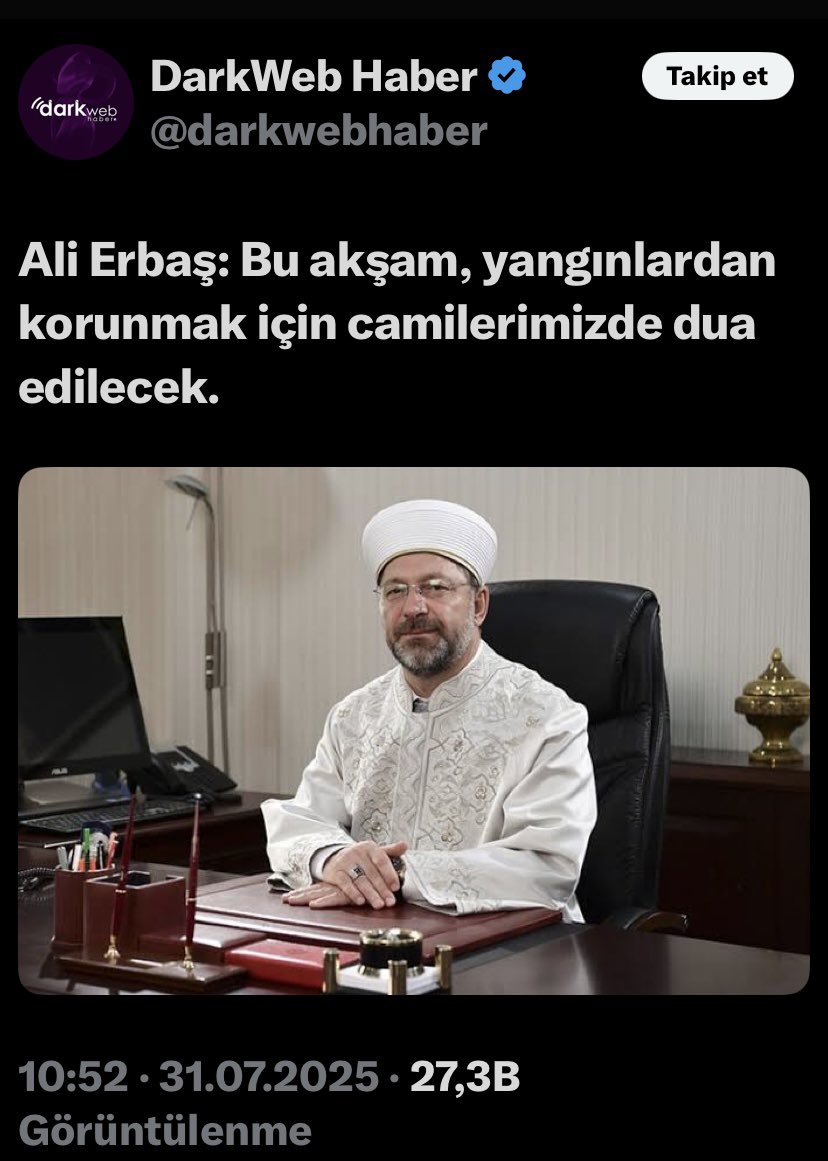 Yangınlara müdahale yok, dua var; çünkü bu ülkede her şey Allah’a havale..!