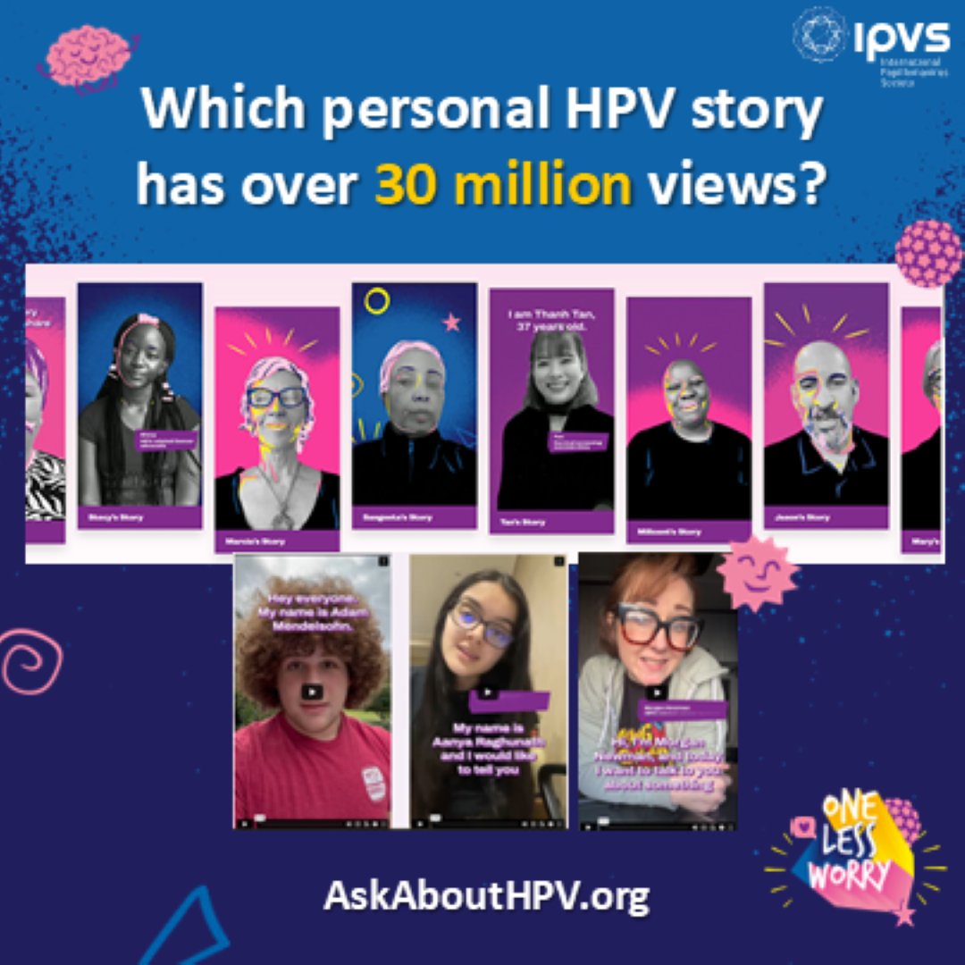 HPV affects everyone. That’s why IPVS and our network of 150+ partners work hard to share information about #HPV and save lives  👉 bit.ly/4kTIOIQ (answer p. 14) Watch the #1 video: bit.ly/3J1tjkP #PublicHealth #Cancer #VaccinesWork 
#OneLessWorry #HPVvaccine