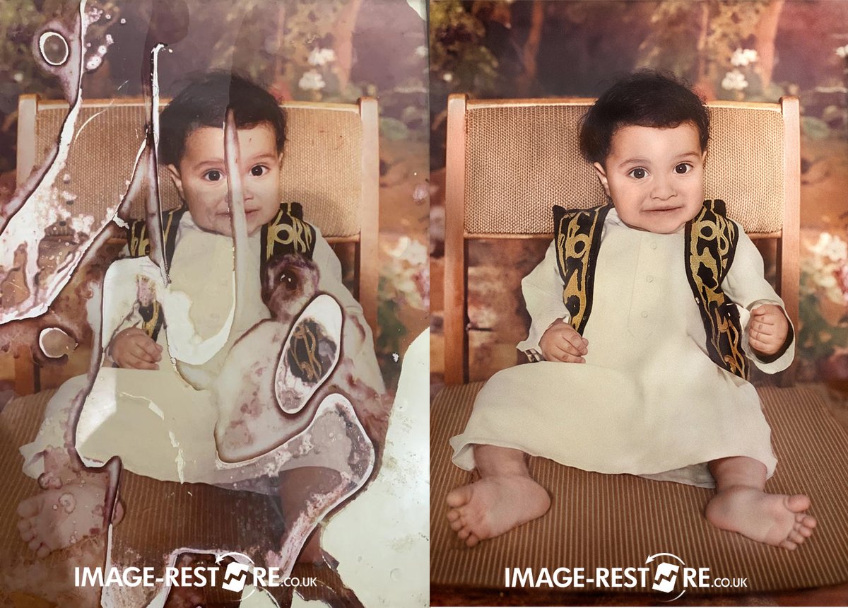 When things get bad, who you gonna call? image-restore.co.uk of course! #photorestoration