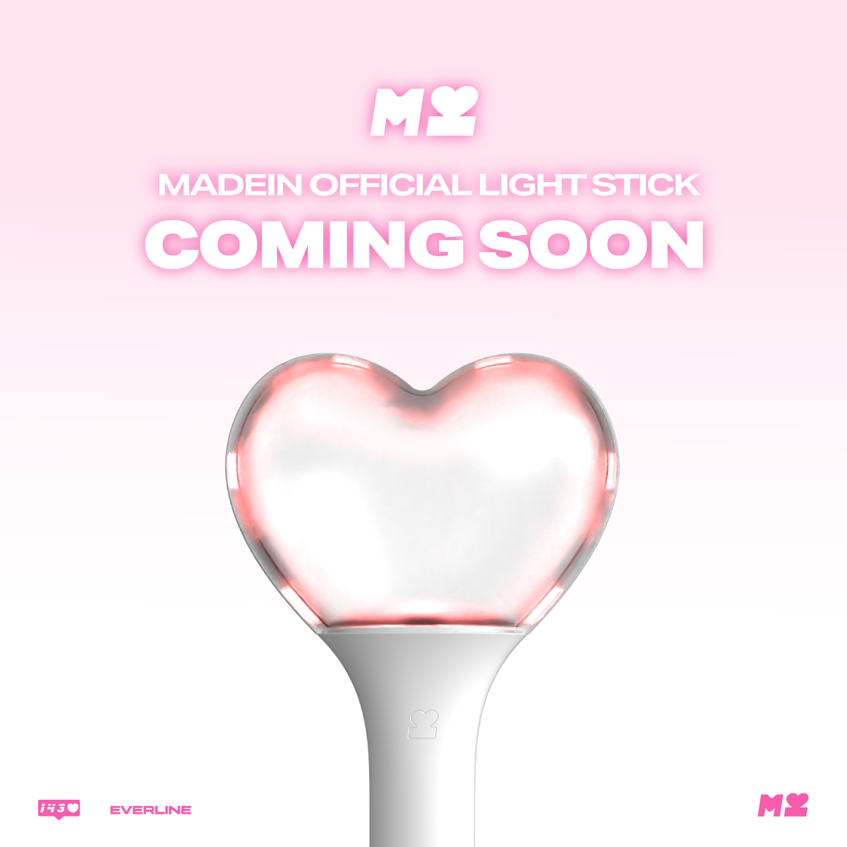 💗 MADEIN OFFICIAL LIGHT STICK

COMING SOON...💗

#메이딘 #メイディン #MADEIN #MABY 
#공식응원봉 #LIGHTSTICK 
#에버라인 #EVERLINE