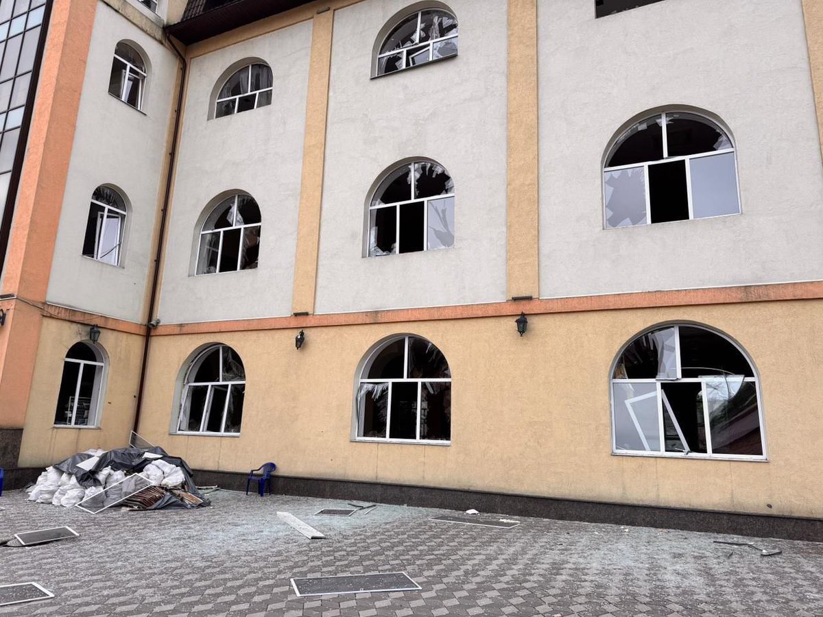 One of the brutal Russian strikes against Kyiv this night damaged the Kyiv Islamic Cultural Centre at one of our central Mosques.

This is yet another demonstration that Moscow wages a criminal war against the very foundations of humanity. Russian terror does not spare anyone.