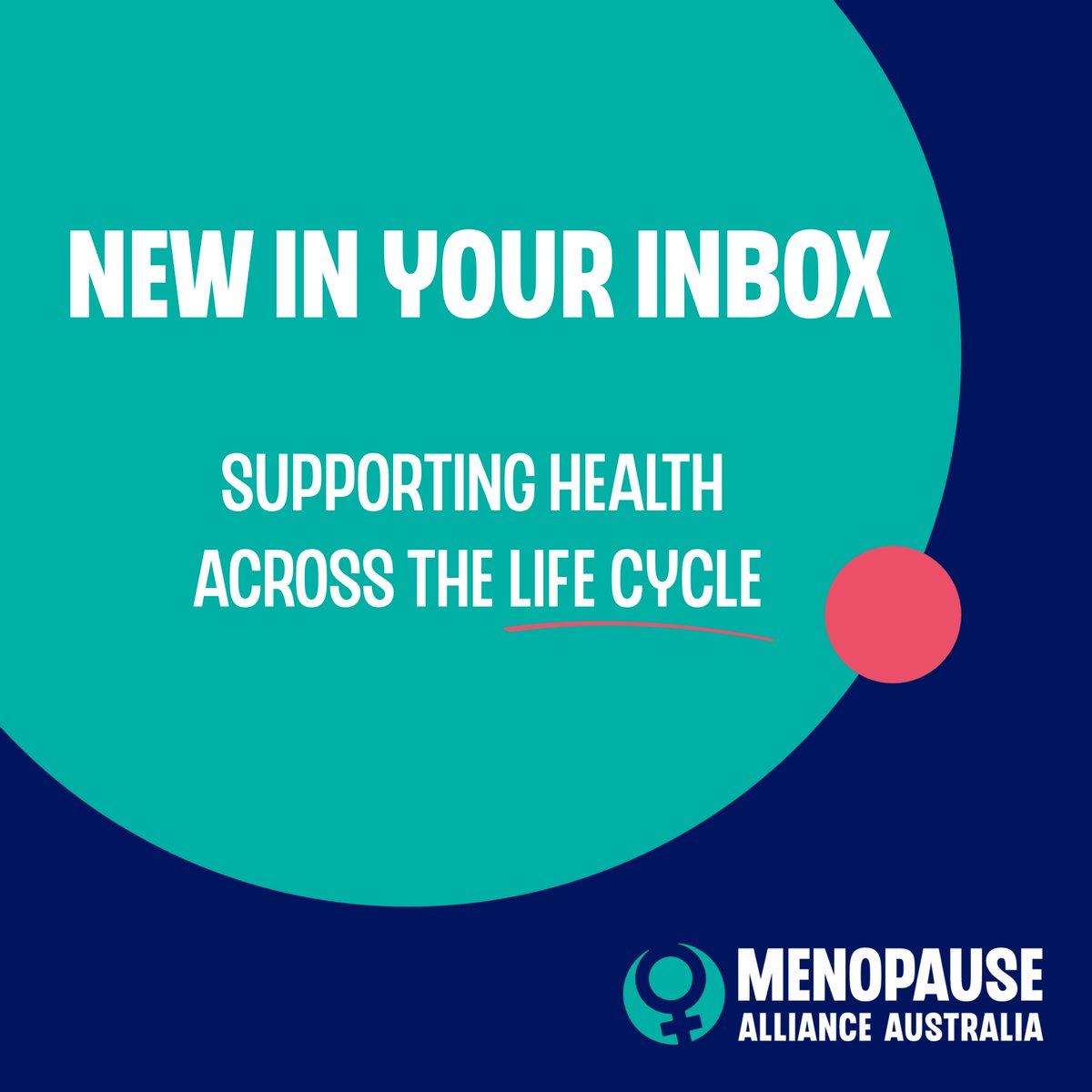 Our latest newsletter is out now!

Featuring updates on:
• Reproductive health leave
• Mental health and menopause
• Rural healthcare
• Survivor support after breast cancer
… and more.

Subscribe now to catch up on the latest here menopausealliance.au/contact-us/#ne…