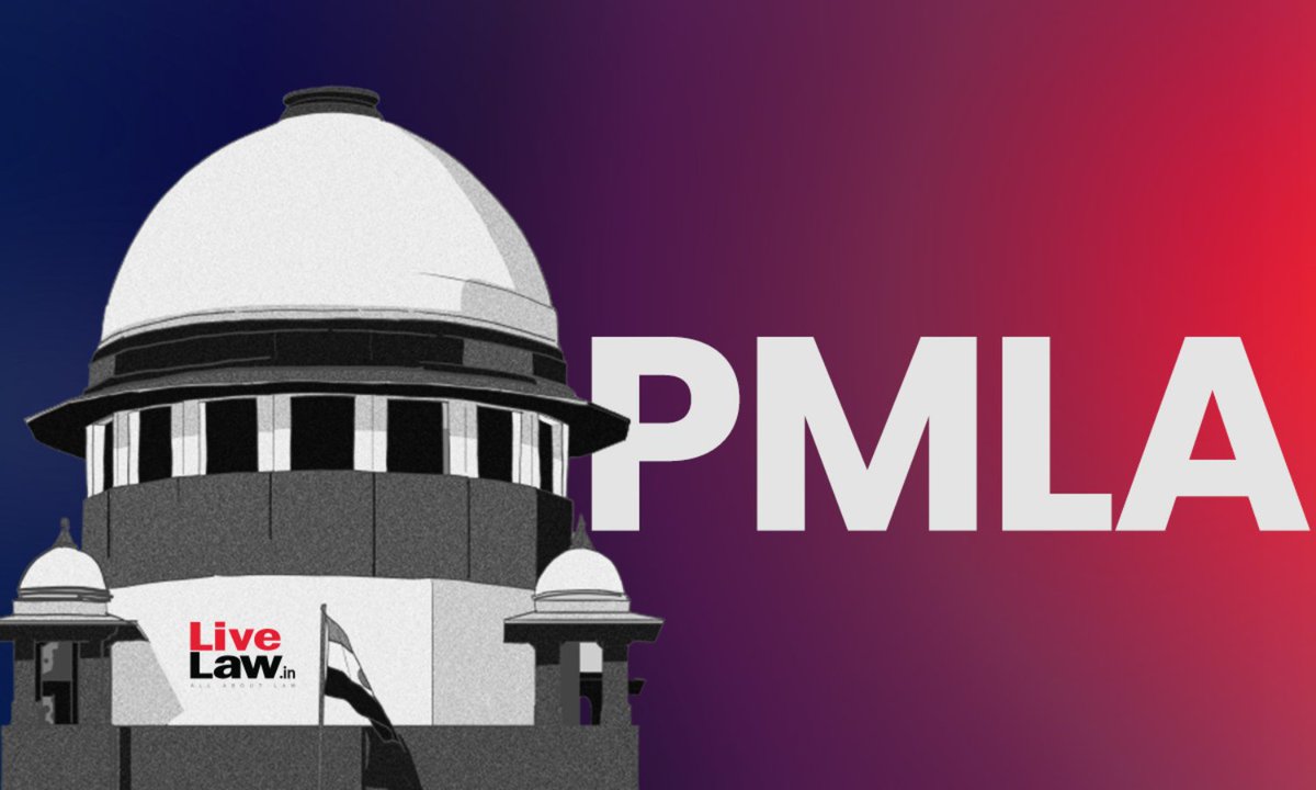 #SupremeCourt to shortly hear petitions seeking review of the 2022 judgment in Vijay Madanlal Choudhary v. Union of India which upheld various provisions of PMLA relating to arrest, search, seizure, bail etc.

Bench: Justices Surya Kant, Ujjal Bhuyan and NK Singh

#PMLAReview