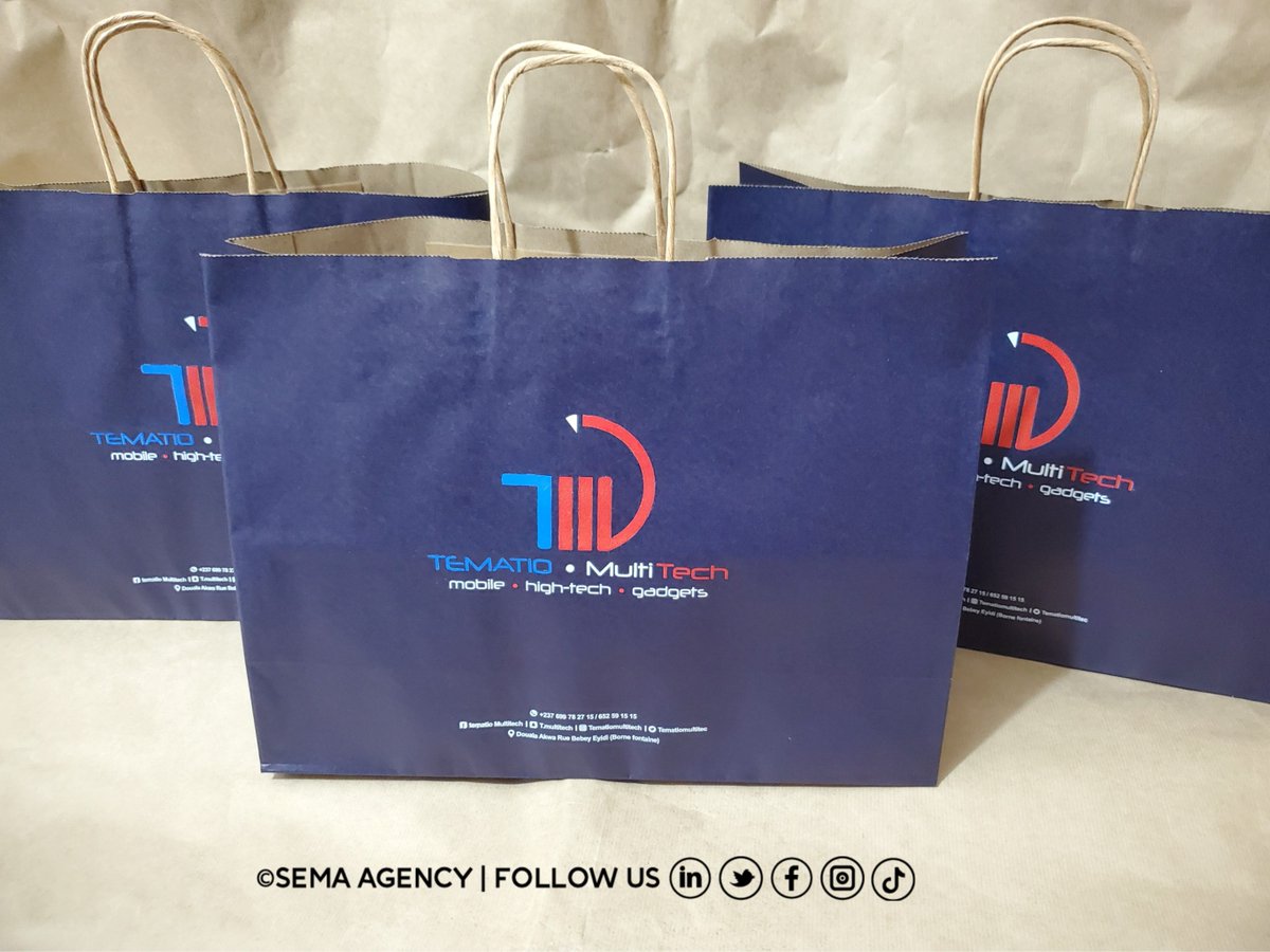 sema_agency's tweet photo. ๐๐ฎ๐ถ๐น๐ ๐๐ผ๐ฟ๐ธ | ๐ฃ๐ถ๐ฐ๐๐๐ฟ๐ฒ ๐ผ๐ณ ๐๐ต๐ฒ ๐ฑ๐ฎ๐ ๐ธ
Shopping Bags en papier kraft personnalisรฉs - @Tematiomultitec ๐
Le brief : trouver des sacs en papier kraft bleu marine, format A3, modรจle horizontal (paysage).
Dรฉfi relevรฉ. ๐
#dailywork
#kraftpaperbag
#semaagency https://t.co/4HzrFqOcyH