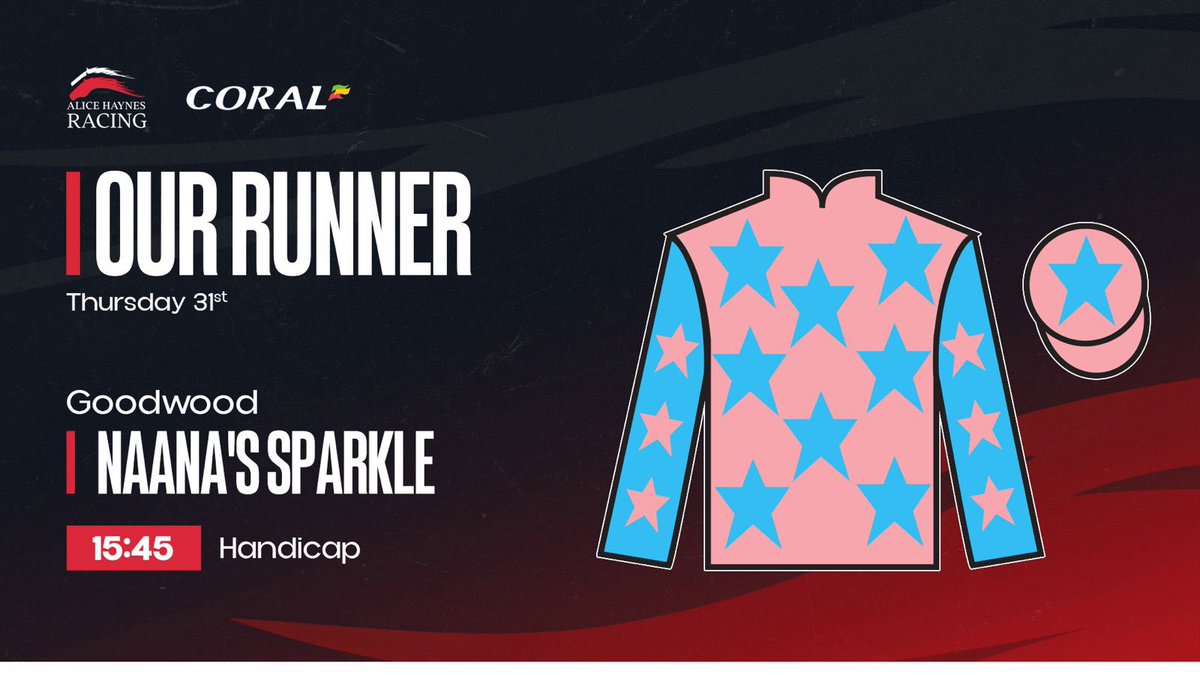 One runner today 🤞🏼

#AHTeam