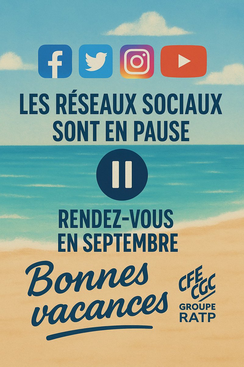 Bonnes vacances ☀️😎 rendez vous à la rentrée !!!