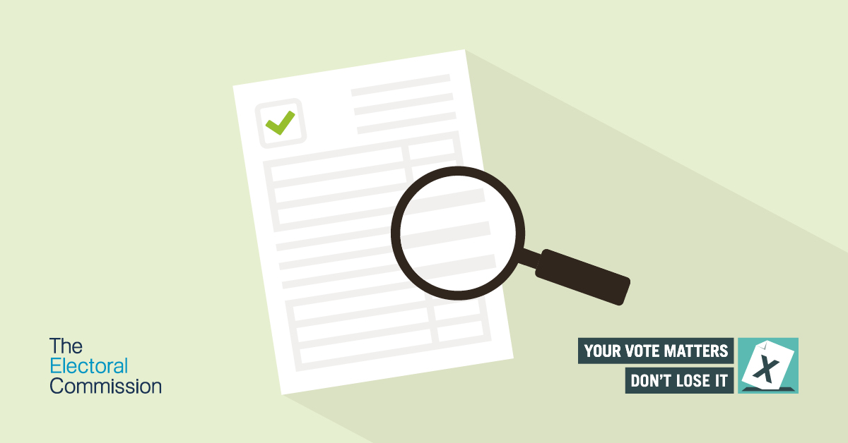 We’re contacting all households to make sure those eligible to vote are registered. Your household will receive a letter/form shortly, asking you to check your details. Just follow the steps on the letter/form to ensure you’re registered and ready to vote: harborough.gov.uk/canvass