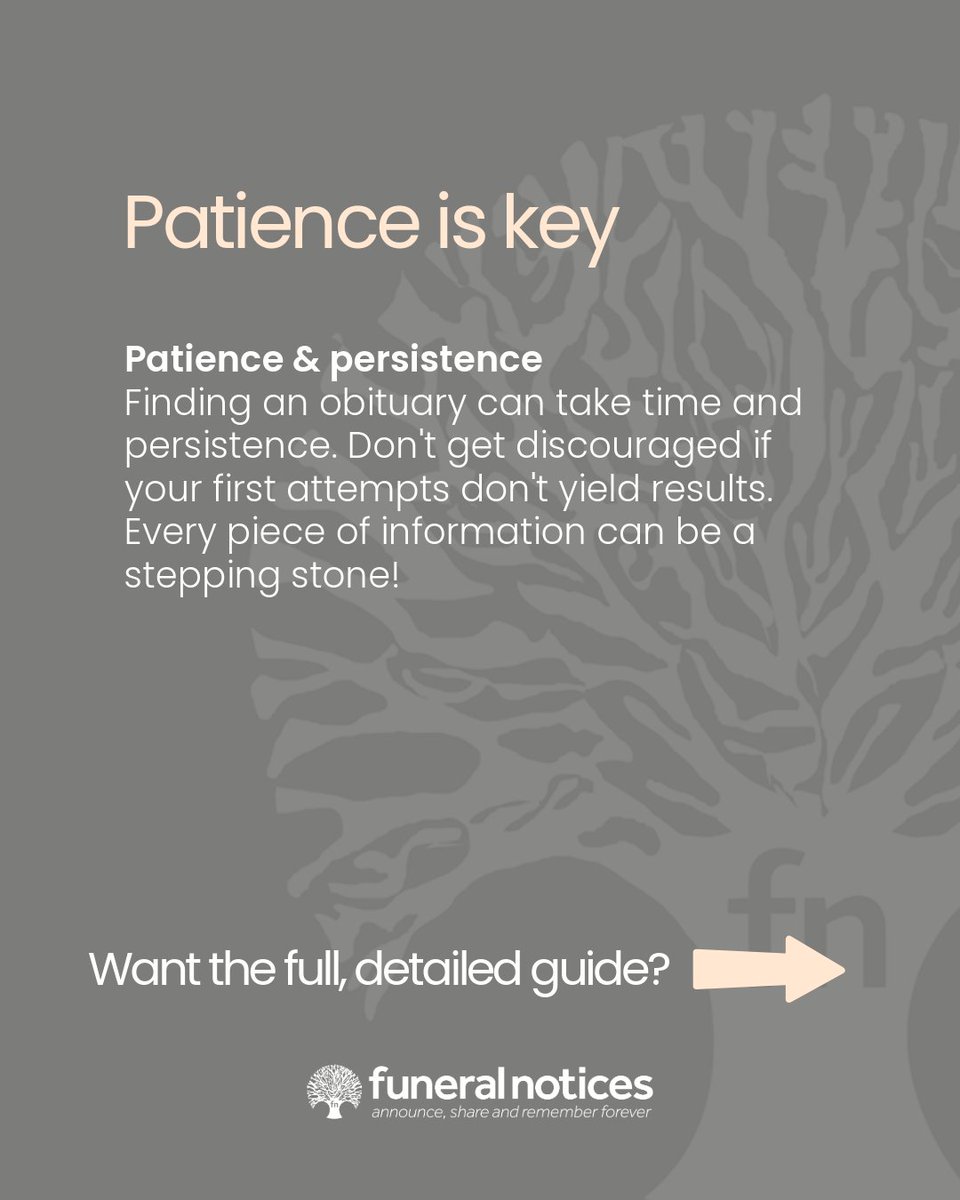 Have you ever struggled to find an obituary for a loved one in the UK? It can be a challenge, but knowing where to look makes all the difference. 

Read our full guide: ow.ly/FJcT50WwEnx

#ObituarySearch #FamilyHistory #FindAnObituary